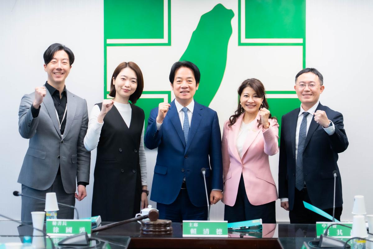 林楚茵接民進黨發言人！賴清德讚她歷練完整：熟悉新聞輿情及媒體運作