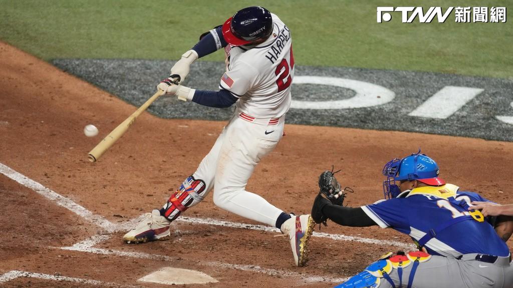 WBC冠軍戰／Harper炸裂！美國反攻號角終於吹響　Bryce Harper轟出兩分砲將比數追平
