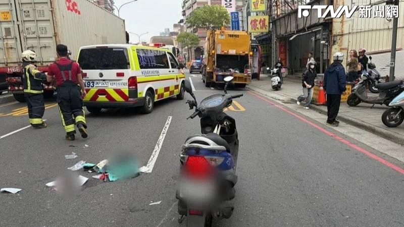 桃園八德母女雙亡！32歲媽載1歲女疑閃垃圾車　慘遭曳引車輾斃